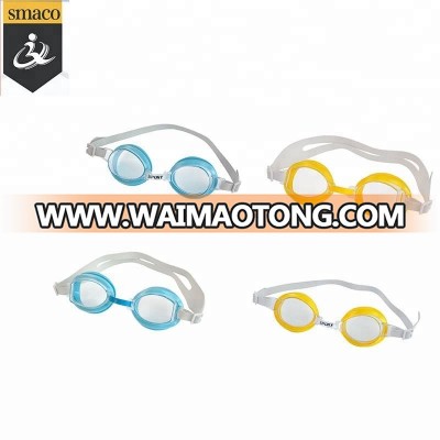 Silicone PC lens material and swim usage kids swimming goggles